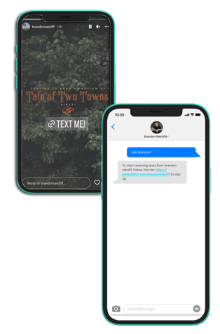 Brnadon ratcliff SMS link_example (1)